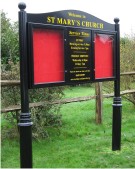 St Marys Church Premium Notice Board